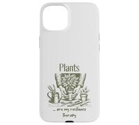 J'Ai des Plans avec Les Plantes sont ma thérapie de résilience Coque pour iPhone 15 Plus