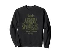 J'Ai des Plans avec Les Plantes sont ma thérapie de résilience Sweatshirt
