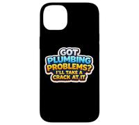 J'Ai des problèmes de plomberie, Je Vais m'y attaquer Funny Plumber Coque pour iPhone 14 Plus