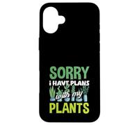 J'Ai des projets avec Mon Jardinier passionné de Plantes Coque pour iPhone 16 Plus