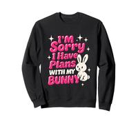 J'Ai des projets avec Un Lapin, des Lapins drôles, Une Amoureuse de Lapins, Une Femme, Une Maman Sweatshirt