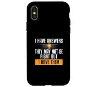 J'ai des réponses, elles ne sont peut-être pas correctes mais je les ai drôles Coque pour iPhone X/XS