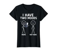 J'Ai Deux humeurs Hehe Not Hehe Travel Humour T-Shirt Graphique avec Valeur