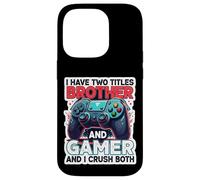 J'Ai Deux titres Brother and Gamer et J'adore Les Deux Jeux Coque pour iPhone 14 Pro