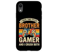 J'Ai Deux titres : Brother & Gamer Coque pour iPhone XR