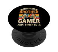 J'Ai Deux titres : Brother & Gamer PopSockets PopGrip Adhésif