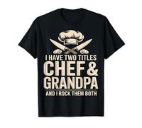 J'Ai Deux titres : Chef et Grandpa Rock Them Booth T-Shirt