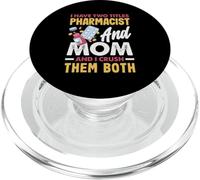 J'Ai Deux titres de pharmacien et de Maman et Je Les écrase Tous Les Deux PopSockets PopGrip pour MagSafe