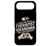 J'Ai Deux titres de thérapeute et de Grand-mère et Je Les Porte Tous Les Deux Coque pour iPhone Air