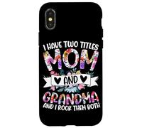 J'Ai Deux titres, Maman et Grand-mère et Je Les Aime Tous Les Deux Coque pour iPhone X/XS