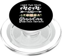 J'Ai Deux titres, Maman et Grand-mère et Je Les Aime Tous Les Deux PopSockets PopGrip pour MagSafe