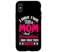 J'Ai Deux titres : Maman et Grand-mère, Je Les Aime Tous Les Deux, Grand-mère Coque pour iPhone X/XS