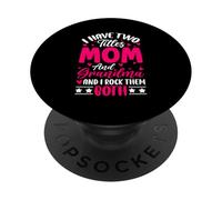J'Ai Deux titres : Maman et Grand-mère, Je Les Aime Tous Les Deux, Grand-mère PopSockets PopGrip Adhésif