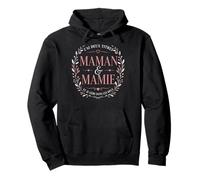 J'Ai Deux Titres Maman et Mamie Fête des Mères Sweat à Capuche