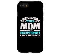 J'Ai Deux titres : Maman et réceptionniste et Je Les Aime Tous Les Deux Coque pour iPhone SE (2020) / 7/8