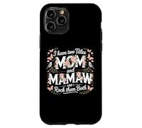 J'Ai Deux titres Mom and Mamaw et I Rock Them Both Mother Coque pour iPhone 11 Pro