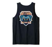 J'Ai Deux titres : Papa et Gamer, J'adore Les Deux Jeux Débardeur