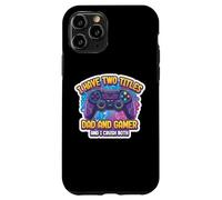 J'Ai Deux titres : Papa et Joueur, Je craque pour Les Deux. Father Gaming Coque pour iPhone 11 Pro