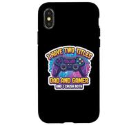 J'Ai Deux titres : Papa et Joueur, Je craque pour Les Deux. Father Gaming Coque pour iPhone X/XS