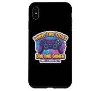 J'Ai Deux titres : Papa et Joueur, Je craque pour Les Deux. Father Gaming Coque pour iPhone XS Max
