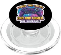 J'Ai Deux titres : Papa et Joueur, Je craque pour Les Deux. Father Gaming PopSockets PopGrip pour MagSafe