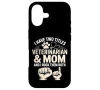 J'Ai Deux titres : Veterinary and Mom Rock, Les Deux Coque pour iPhone 17