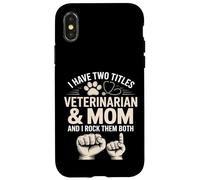 J'Ai Deux titres : Veterinary and Mom Rock, Les Deux Coque pour iPhone X/XS