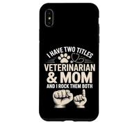J'Ai Deux titres : Veterinary and Mom Rock, Les Deux Coque pour iPhone XS Max