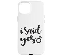 J'Ai Dit Oui, Correspondant à Mes fiançailles, Je Viens de me marier avec Bachelorette Coque pour iPhone 15 Plus