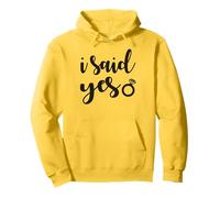 J'Ai Dit Oui, Correspondant à Mes fiançailles, Je Viens de me marier avec Bachelorette Sweat à Capuche