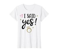 J'ai dit oui, de jolies fiançailles assorties à de jeunes mariés T-Shirt