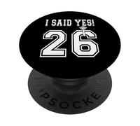 J'Ai Dit Oui ! La Future mariée de 2026 Sera Une Bachelorette de fiançailles PopSockets PopGrip Adhésif