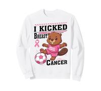 J'Ai donné Un Coup de Pied au Cancer du Sein, Une joueuse de Soccer Pink Beaver Sweatshirt