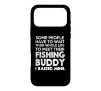 J'Ai élevé Mon pote de pêche, Papa pêcheur drôle Coque pour iPhone 17 Pro Max