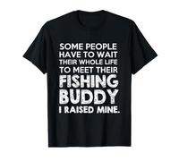 J'Ai élevé Mon pote de pêche, Papa pêcheur drôle T-Shirt Graphique avec Valeur