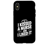 J'Ai embrassé Une infirmière et J'Ai aimé Funny Nurse Lovers Coque pour iPhone X/XS