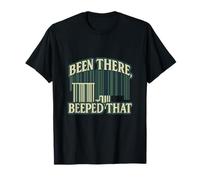 J'ai entendu un bip pour ce drôle de code-barres de caissier T-Shirt