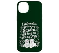J'Ai Envie de Travailler dans Mon Jardin avec Mon Amoureux des Chiens Coque pour iPhone 14 Plus