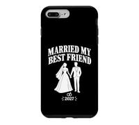 J'Ai Épousé Mon Meilleur Ami 2027 Mariée Marié Coque pour iPhone 7 Plus/8 Plus