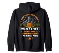 J'Ai épousé Mon pote de Camping Camper Adventure Outdoor Sweat à Capuche