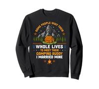 J'Ai épousé Mon pote de Camping Camper Adventure Outdoor Sweatshirt