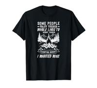 J'Ai épousé Mon pote de Camping Couples Camper T-Shirt Graphique avec Valeur
