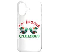 J'Ai épousé Un Basque Cadeau Noël Humour Mariage Caractère Coque pour iPhone 17