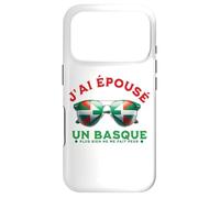 J'Ai épousé Un Basque Cadeau Noël Humour Mariage Caractère Coque pour iPhone 17 Pro