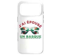 J'Ai épousé Un Basque Cadeau Noël Humour Mariage Caractère Coque pour iPhone 17 Pro Max