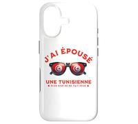 J'Ai épousé Une Tunisienne Cadeau Humour Mariage Caractère Coque pour iPhone 17