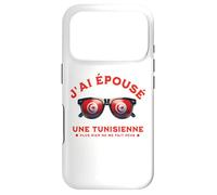 J'Ai épousé Une Tunisienne Cadeau Humour Mariage Caractère Coque pour iPhone 17 Pro