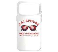 J'Ai épousé Une Tunisienne Cadeau Humour Mariage Caractère Coque pour iPhone 17 Pro Max