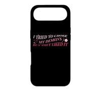 J'Ai essayé d'étouffer Mes démons mais Ils l'ont aimé Funny Naughty Coque pour iPhone Air
