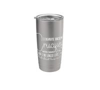 J'ai été crucifié avec Christ et je ne vis plus Gobelet isotherme en acier inoxydable double paroi
